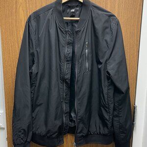 H&M Men's Bomber Jacket - Medium - Black